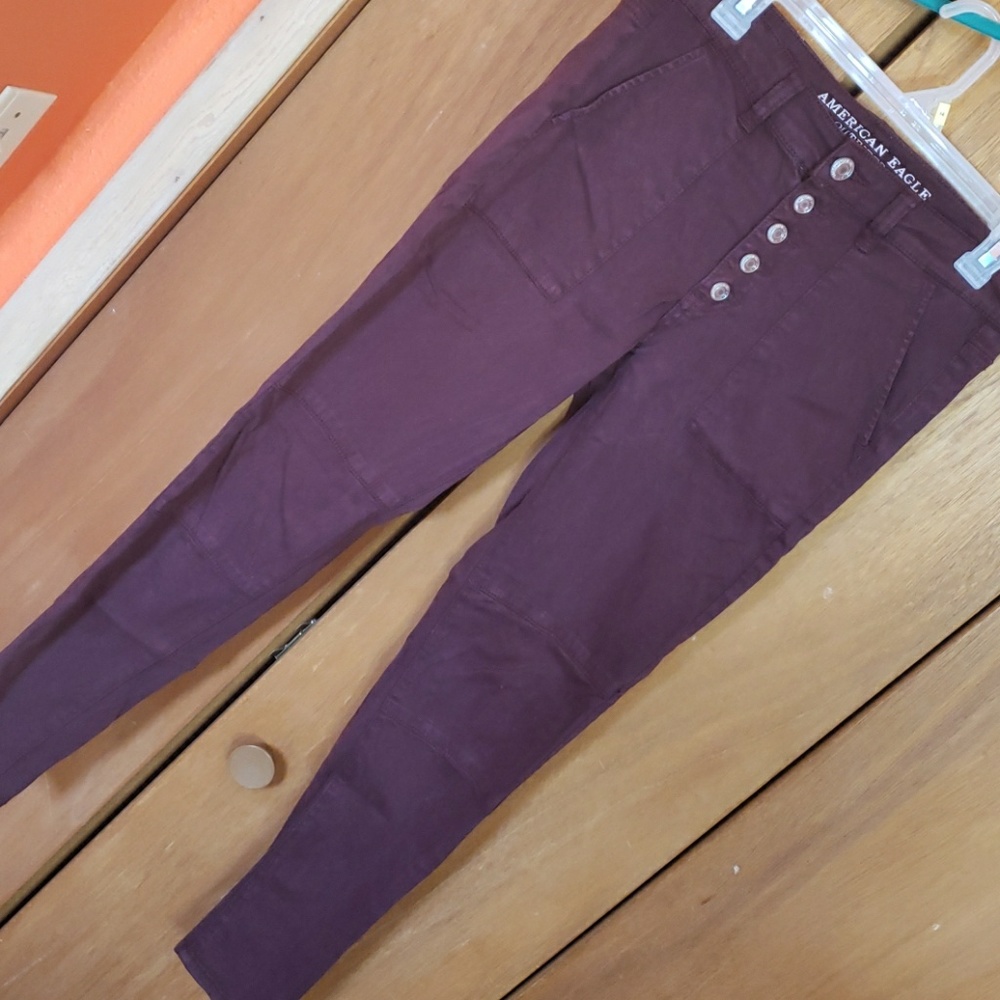Burgundy pants